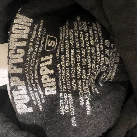 Urban Outfitters, Pulp Fiction Photo Hoodie Sweatshirt, Unisex Adult Size Small - Picture 9 of 9